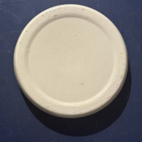 Roseville Pottery Baby's Plate Creamware Ducks Chicks Circa 1920 Rolled Edge - Picture 6 of 9